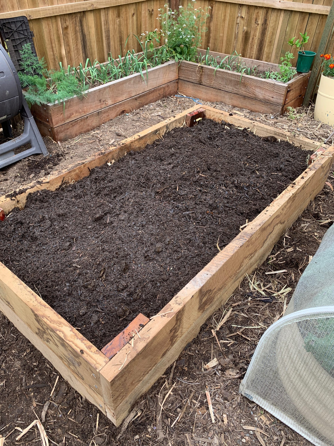 How to fill a raised bed on the cheap