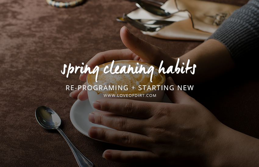 Spring Cleaning Habits