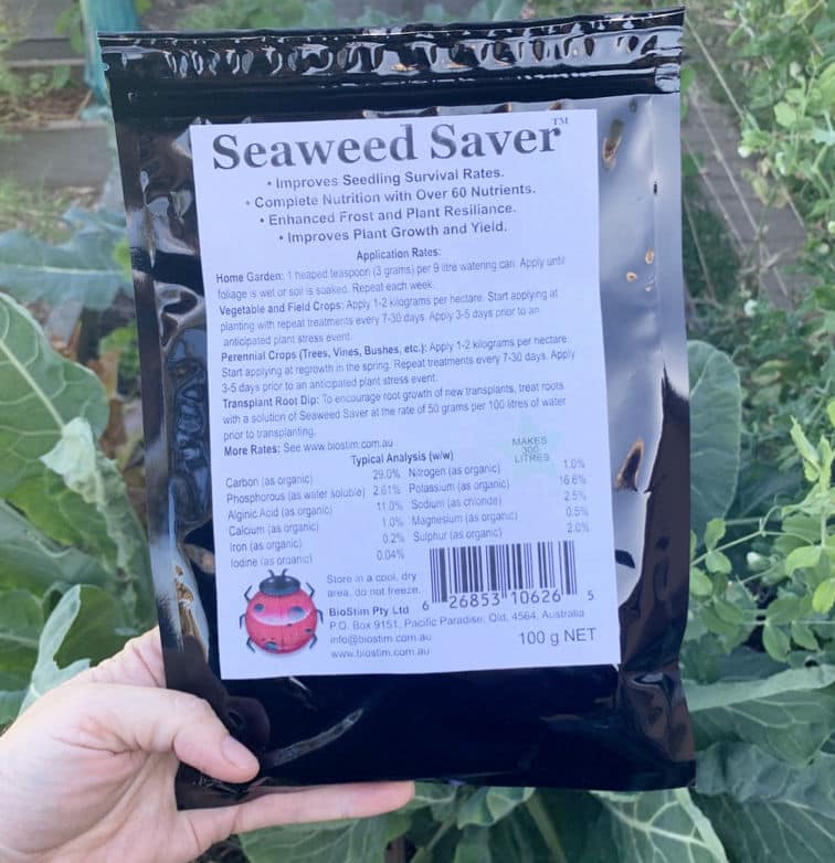 package of seaweed saver